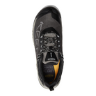 Top view of Men’s NXIS Evo Waterproof shoe in magnet and vapor – featuring a moisture-wicking lining to keep feet dry, cushioned collar and tongue for ankle support, and reinforced lace eyelets for secure lockdown.
