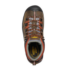 Top view of Pittsburgh 6-inch Waterproof Boot (Soft Toe) in cascade brown and bombay brown – featuring a padded collar and tongue for added comfort, breathable waterproof membrane, and roomy toe box for all-day wear.