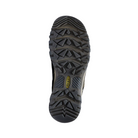 Bottom View of Men’s Keen Targhee IV Waterproof hiking shoe in olive/gold flame – featuring a breathable waterproof upper, secure lace-up closure, and padded collar for ankle support.
