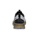 Back view of Men’s Versacore Speed shoe in vapor and dark olive – featuring a molded heel counter for rearfoot support, heel pull tab for easy on/off, and subtle contrast detailing for style.