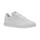 Side view of Men’s Lozan II in White/White/White – showcasing stitched detailing, subtle side panel embossing, and a retro-inspired court sneaker shape in an all-white colorway for versatile styling.
