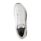 Top View of Men’s New Balance 928v3 walking shoe in white – featuring breathable mesh lining for enhanced ventilation, padded collar and tongue for all-day comfort, and secure lace-up closure.