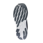 Bottom View of Men’s New Balance Fresh Foam X 1080v13 running shoe in steel titanium with white – featuring durable rubber outsole with flex grooves, multi-zone traction for grip, and reinforced heel for support.