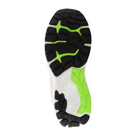 Bottom View of Men’s New Balance Fresh Foam X 880v12 running shoe in pixel green – featuring durable rubber outsole with flex grooves, multi-zone tread for versatile traction, and reinforced heel for long-lasting wear.