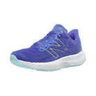 Side view of Women’s New Balance Fresh Foam X 880v13 in Marine Blue/Bright Cyan – featuring Fresh Foam X midsole cushioning for a soft, smooth ride, and a sleek design for modern aesthetics.