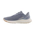Side view of Women’s New Balance Fresh Foam X Arishi v4 in Arctic Grey with Light Arctic Grey – featuring Fresh Foam X midsole cushioning for a soft, responsive ride, and a sleek design for modern aesthetics.