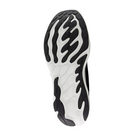 Bottom view of Men’s New Balance Fresh Foam X Vongo v6 running shoe in Black and White – featuring a durable rubber outsole with multi-directional traction for stability.
