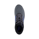 Top view of Men’s New Balance Fresh Foam X 840v1 sneaker in Castlerock with Marine Blue and Black – featuring a breathable engineered mesh upper, plush Fresh Foam cushioning, and a secure lace-up closure for a tailored fit.
