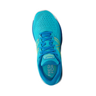 Top View of Women’s New Balance Fresh Foam X 880v11 running shoe in virtual sky with wave – featuring plush Fresh Foam X midsole, supportive heel collar for ankle alignment, and smooth interior lining to reduce friction and irritation.