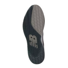 Bottom View of Men’s New Balance Court 1006 sneaker in white with navy – featuring durable rubber outsole with herringbone tread for excellent court traction and grip.