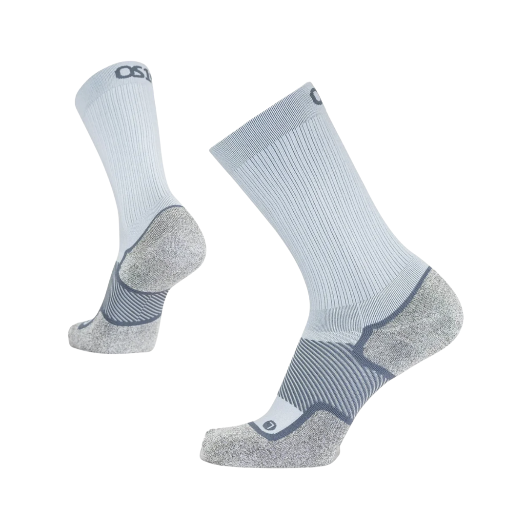 Side View of OS1st WP4 Wellness Performance Sock – featuring graduated compression for improved circulation, reinforced heel and toe areas for durability, and moisture-wicking fibers to keep feet dry.