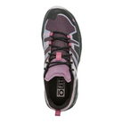 Top view of Oboz Women's Arete Low in Blush – featuring a breathable blush-toned mesh upper, padded tongue and collar, and traditional lace-up closure designed for a lightweight, secure, and comfortable fit.