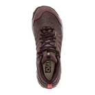 Top view of Women’s Oboz Sypes Low Waterproof in Peppercorn – featuring a waterproof nubuck leather and mesh upper, B-DRY waterproof membrane for moisture protection, EVA midsole for cushioned support, and a muted peppercorn grey tone for versatile outdoor wear.