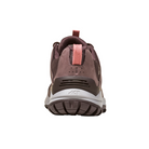 Back view of Women’s Oboz Sypes Low Waterproof in Peppercorn – featuring a waterproof nubuck leather and mesh upper, B-DRY waterproof membrane for moisture protection, EVA midsole for cushioned support, and a muted peppercorn grey tone for versatile outdoor wear.