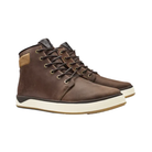 Side View of Men’s Olukai Kekaha in toffee/off-white – featuring cushioned footbeds, soft textile lining, and a flexible, durable outsole.