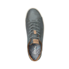 Top View of Men’s Olukai Lae Ahi Li Ili sneaker in charcoal – featuring a lightweight construction, cushioned footbed, and non-marking rubber outsole for versatile comfort.