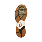 Bottom View of Men’s Olukai Mio Li sneaker in hunter and lava rock – featuring a durable rubber outsole, multi-directional traction, and non-marking tread.