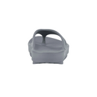 Back view of Women’s OOFOS OOriginal Sandal in slate – featuring a low-profile heel cup, gently curved footbed edges, and ergonomic design that supports natural foot movement.