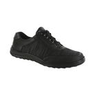 Side view of Women’s SAS Sporty Lux sneaker in smoke gravity – featuring a premium leather and mesh upper, cushioned footbed for all-day support, and flexible sole designed for active comfort.