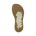 Bottom View of Women’s SAS Boulder sneaker in taupe pink – featuring durable rubber outsole with multidirectional tread for traction and stability on varied surfaces.