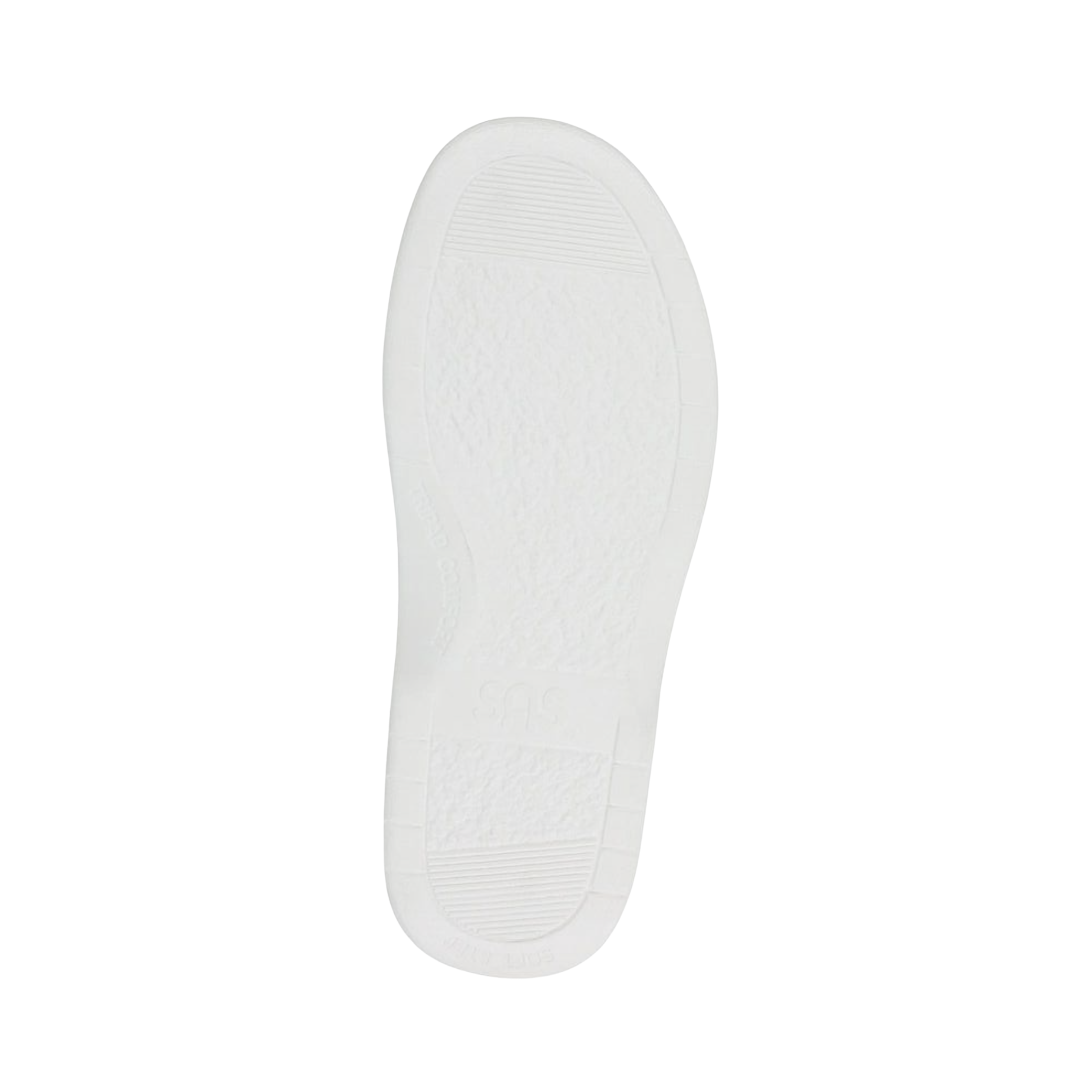 Bottom view of Men’s SAS Bout Time LT casual shoe in matte black – featuring a flexible rubber outsole, slip-resistant tread, and lightweight construction for enhanced stability.