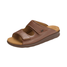 Angled View of Women’s SAS Cozy Sandal in amber – featuring versatile casual sandal with cushioned support, adjustable straps, and flexible outsole for all-day wear.