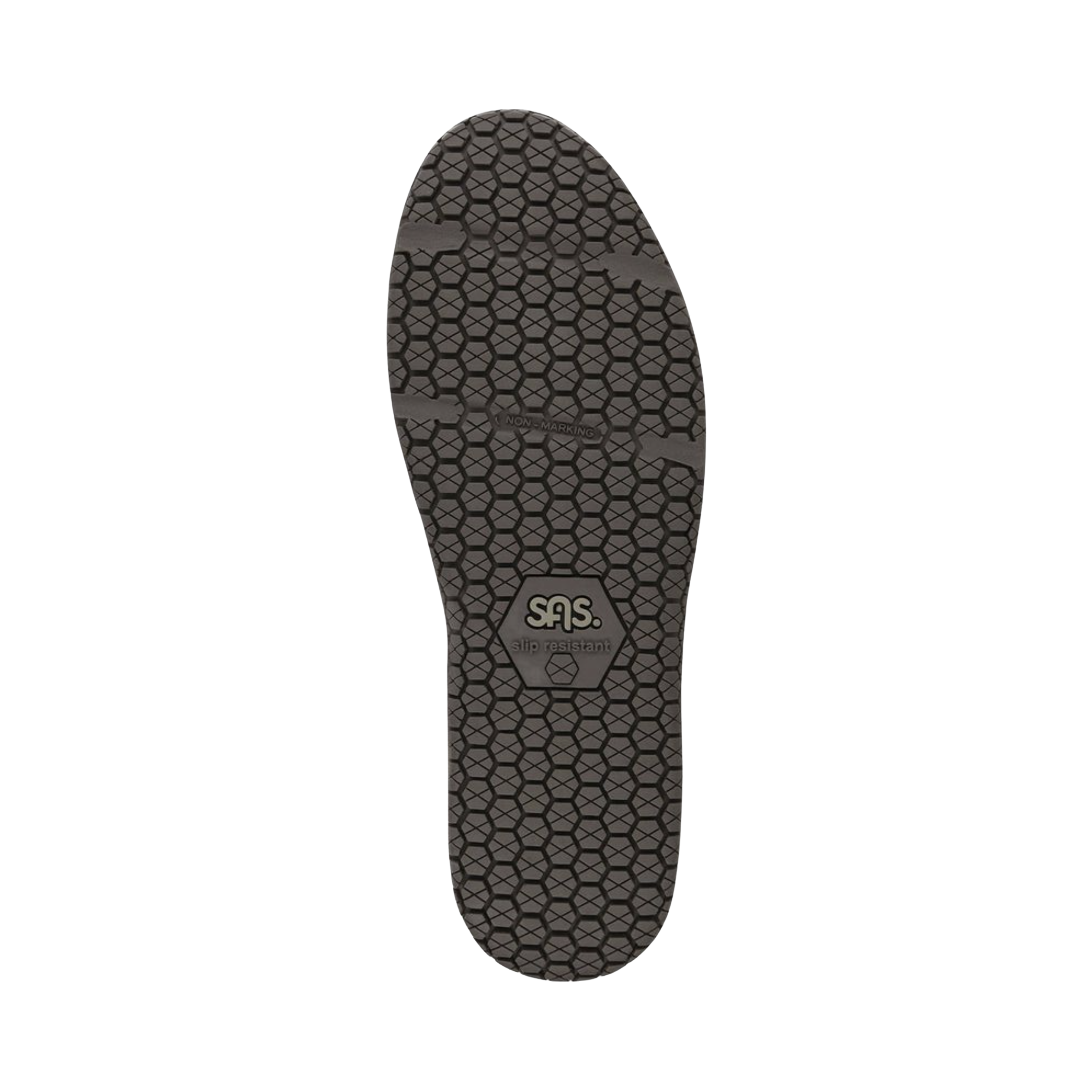 Bottom View of Women’s SAS Gretchen Chukka Boot in red taupe – featuring textured rubber outsole, non-slip tread pattern, and flexible sole for enhanced mobility.