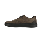 Side View of men's SAS High Street sneaker in mahogany – featuring rich leather upper with subtle stitching details, supportive midsole, and classic athletic silhouette.