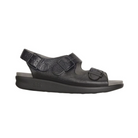 Side View of Women’s SAS Relaxed Sandal in black – featuring ergonomic arch support, flexible lightweight sole, and padded heel strap for added comfort.
