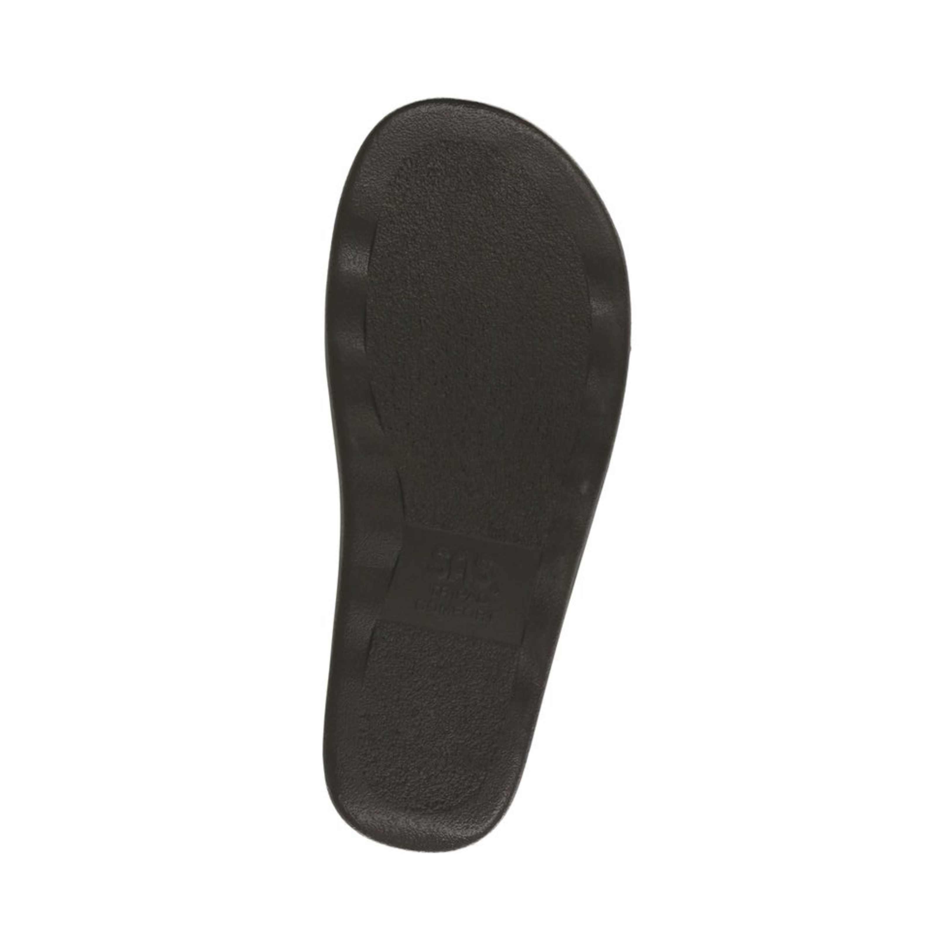 Bottom View of Women’s SAS Relaxed Sandal in teddy brown – featuring slip-resistant rubber outsole with superior grip and shock-absorbing heel.