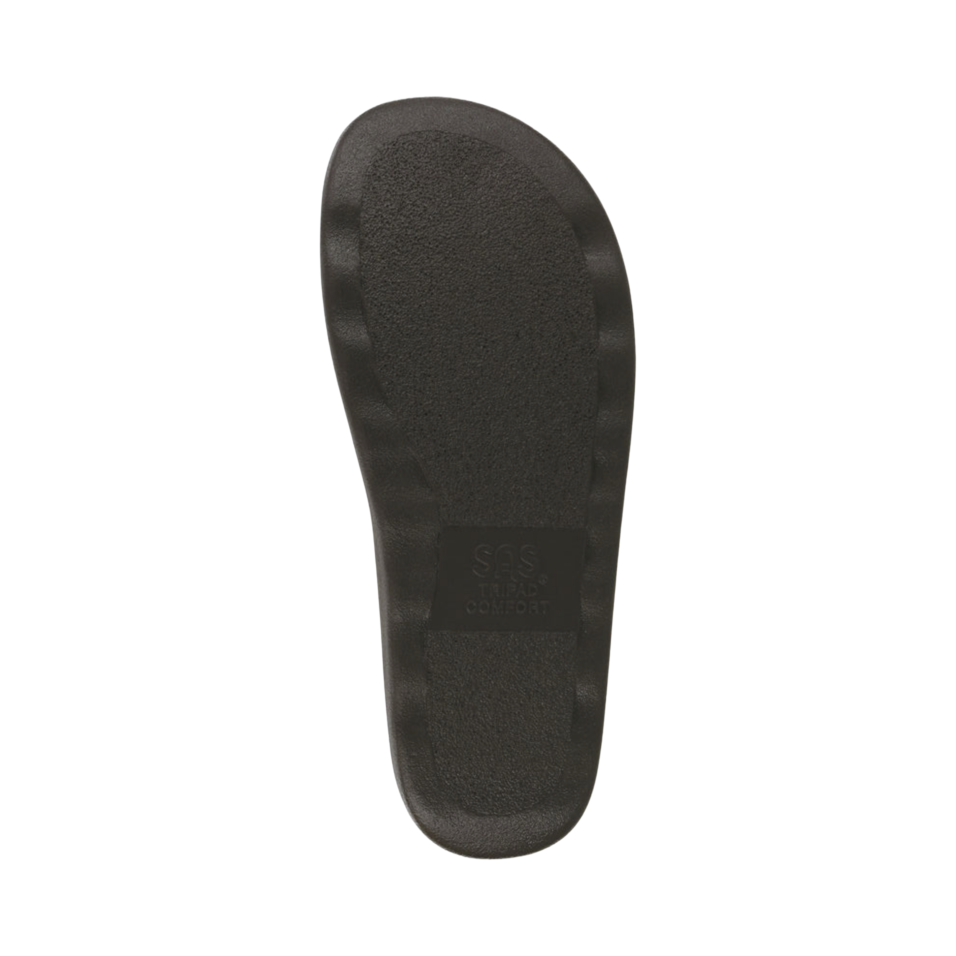 Bottom View of Women’s SAS Sanibel Sandal in golden cork – featuring durable rubber outsole with multi-directional tread for superior traction, slip-resistant grip, and flexible sole design for enhanced walking comfort.