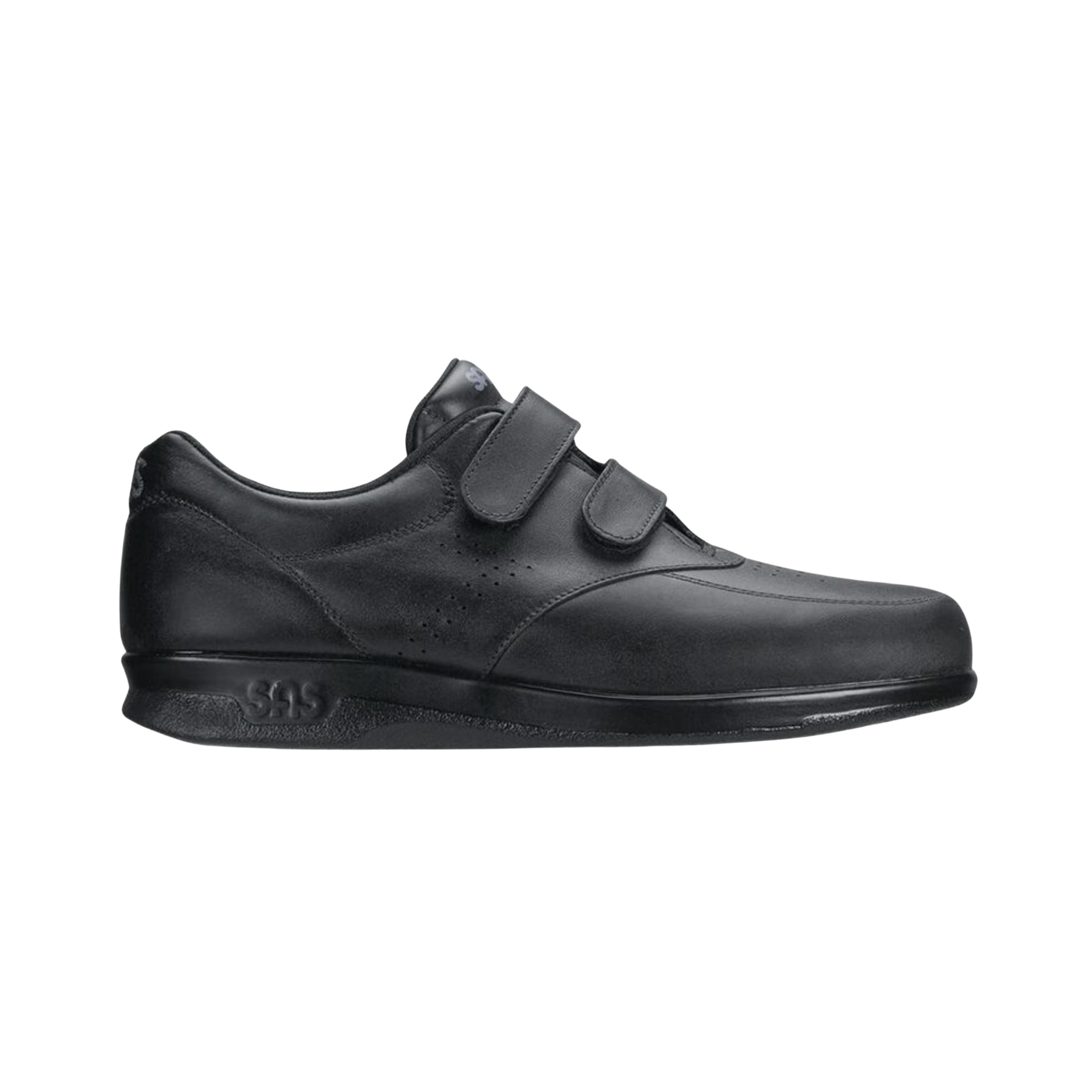 Side View of Men’s SAS VTO sneaker in black – featuring lightweight midsole cushioning, secure lace-up closure, and sleek design with reinforced heel and toe areas.