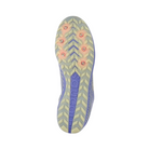 Bottom View of Women’s Saucony Havok XC2 Flat Racing Shoe in Purple/Yellow – Features include aggressive rubber outsole for superior traction, lug pattern for grip on varied terrain, and lightweight plate for responsiveness.