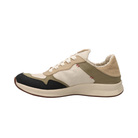 Side View of Women’s Taos Direction Shoe in Olive Stone – Features include a stylish blend of olive and stone tones, sporty silhouette, and a flexible midsole for active comfort.