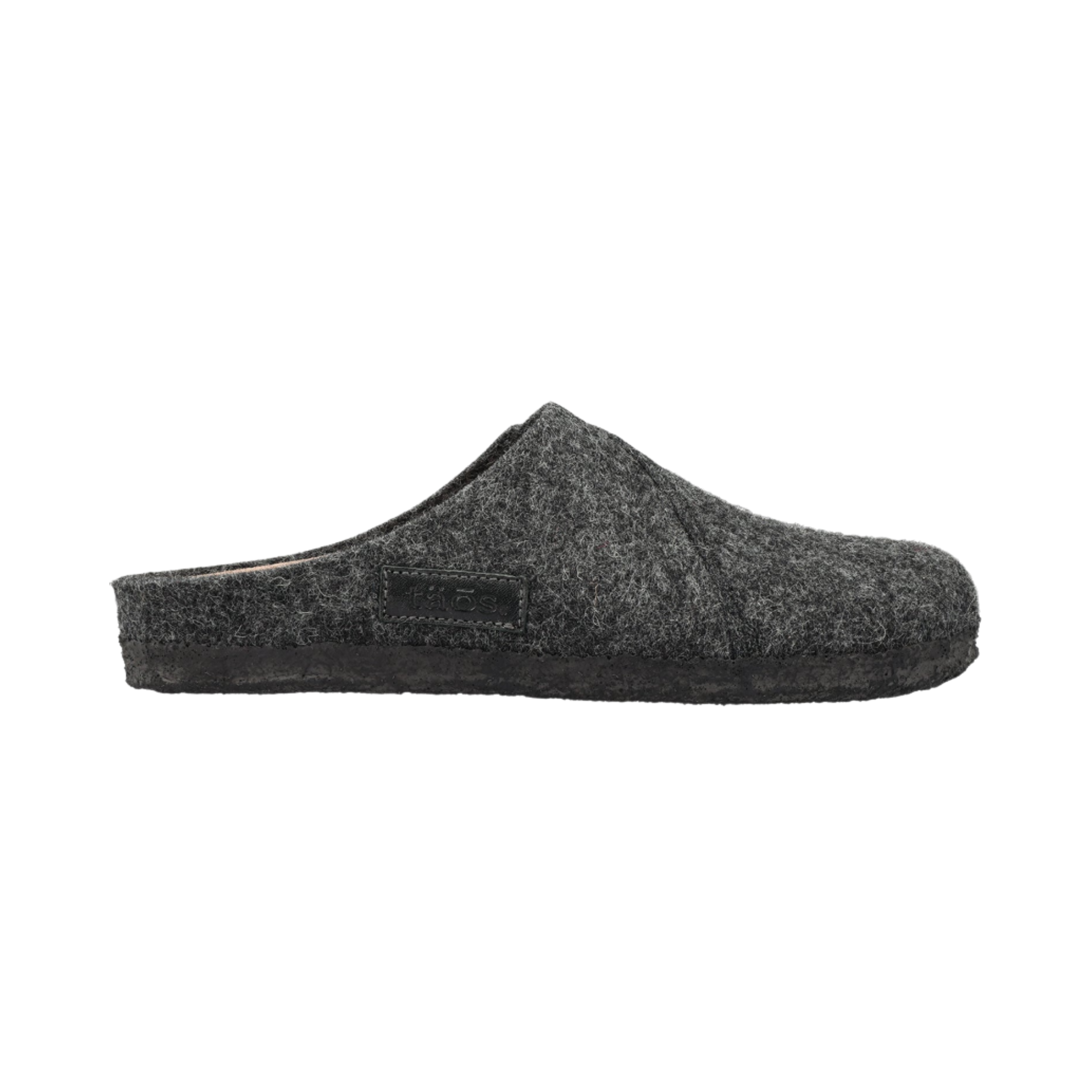 Side View of Women's Taos Wooled Class in Charcoal – Featuring a sleek design with an adjustable hook-and-loop strap for a secure and customizable fit.