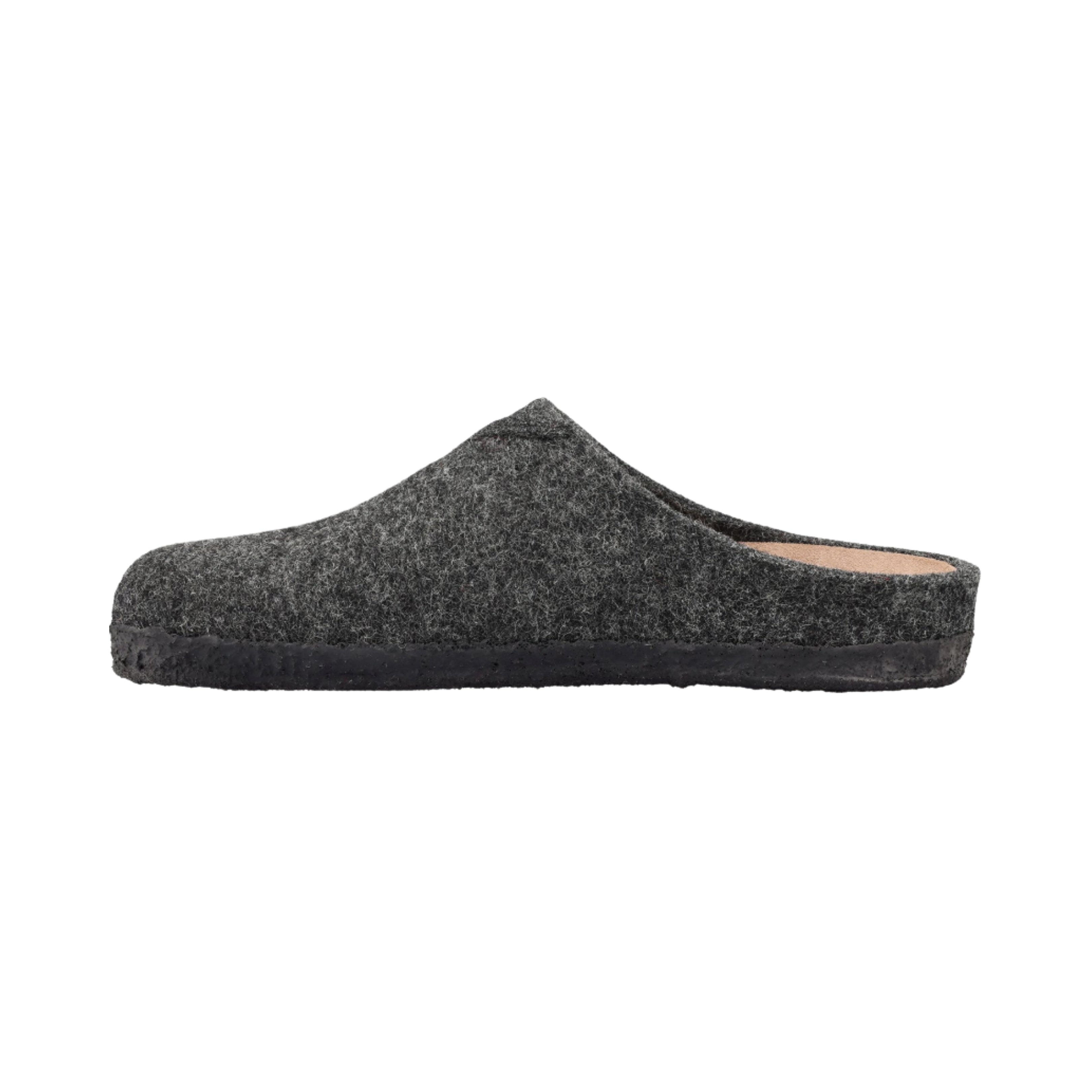 Side View of Women's Taos Wooled Class in Charcoal – Featuring a sleek design with an adjustable hook-and-loop strap for a secure and customizable fit.