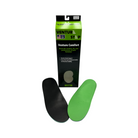Packaged view of VentureStep Venture Comfort insoles with branded box – featuring product name, sizing information, and transparent window showing insole surface.