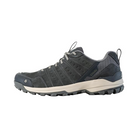 Side view of Men's Sypes Low B-Dry hiking shoe in Lava Rock – featuring waterproof nubuck leather and durable textile upper, supportive midsole cushioning, and a rugged outsole for versatile trail performance.