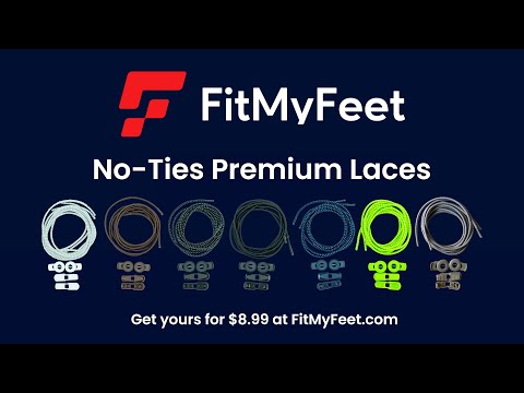 Fit My Feet No-Ties Shoelaces Demonstration Video