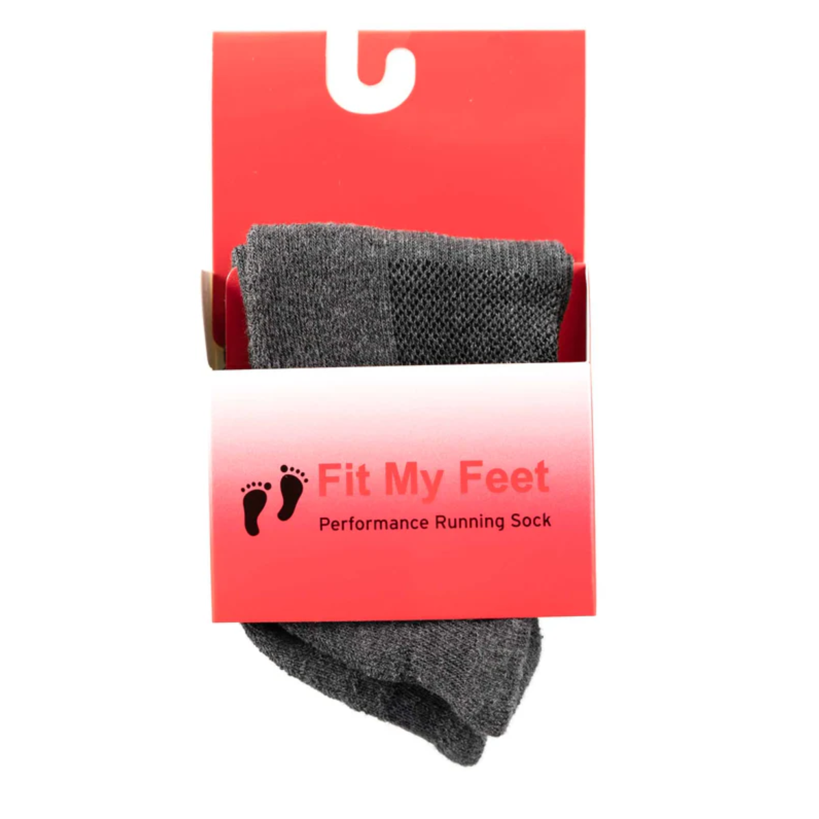 Unisex Fit My Feet Grey No Show Socks