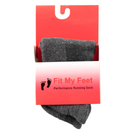 Unisex Fit My Feet Grey No Show Socks