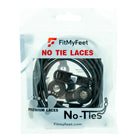 Fit My Feet No Ties Shoelaces in Plain Black