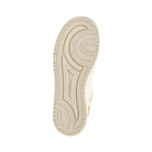Bottom View of Women’s Alegria Averie sneaker in cream – featuring a slip-resistant patterned outsole, durable tread design, and lightweight construction for active comfort.