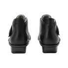 Bottom View of Women’s Alegria Caiti boot in upgrade black – featuring a slip-resistant patterned outsole, durable tread design, and lightweight construction for secure footing.