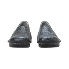 Front View of Women’s Alegria Debra professional shoe in Spherical – featuring a slip-resistant rubber outsole designed to reduce the risk of falls on wet or slick floors, deep tread patterns for stable footing, and durable material for extended wear.