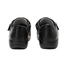 Back View of Women’s Alegria Joleen shoe in Class Act black – featuring a cushioned removable footbed, supportive heel counter, and slip-resistant outsole for all-day wear.