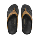 Top View of Women’s Alegria Ode sandal in Black Charmed – featuring an open-toe design for breathable comfort, a cushioned footbed that supports extended wear, and adjustable straps for a secure and personalized fit.