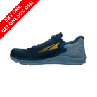 Side view of men’s Altra Torin 5 in Majolica Blue – featuring a lightweight construction with responsive cushioning and a natural foot positioning design for a comfortable and efficient running experience.