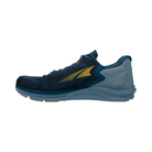 Side view of men’s Altra Torin 5 in Majolica Blue – featuring a lightweight construction with responsive cushioning and a natural foot positioning design for a comfortable and efficient running experience.