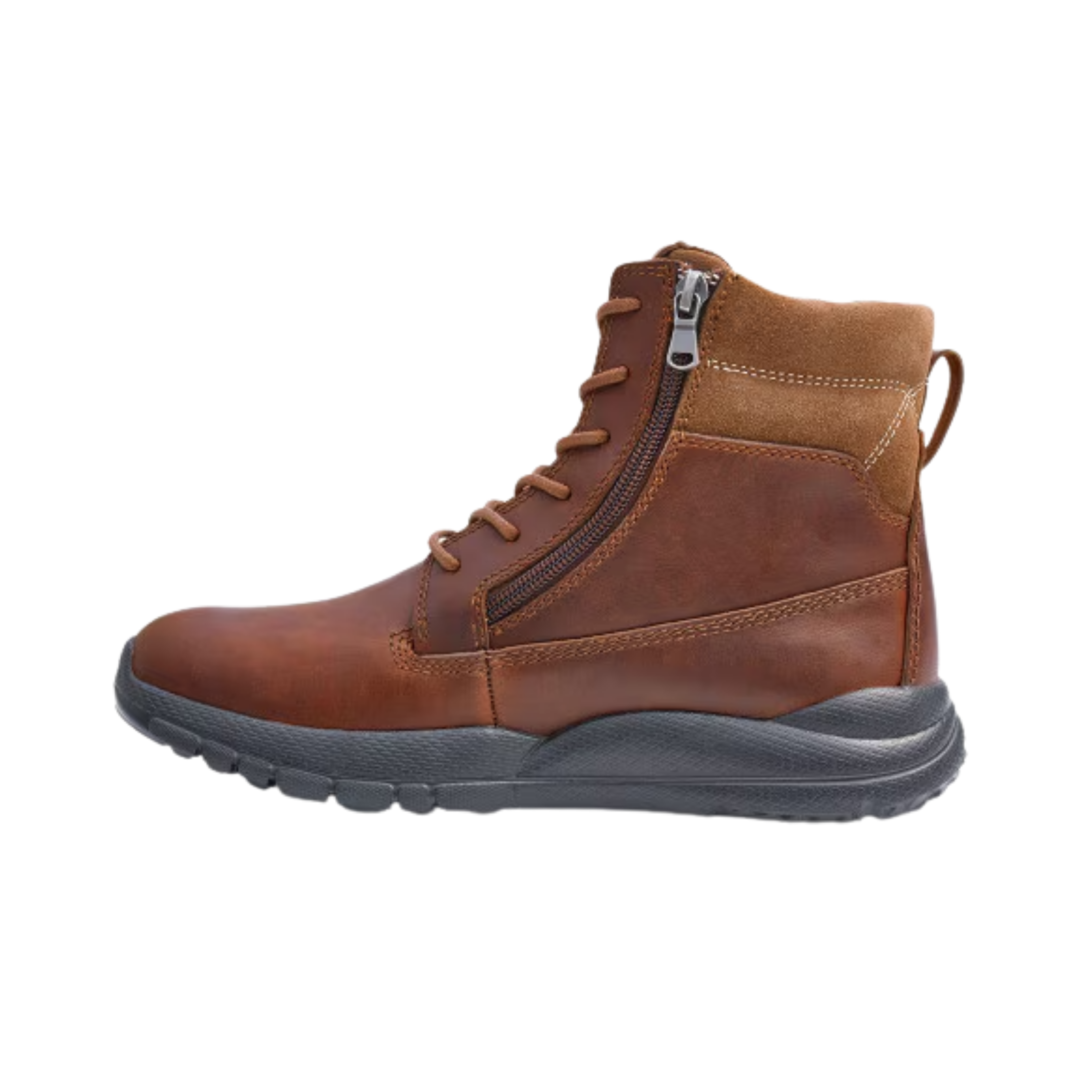 Side view of Men’s Anodyne Trail Worker in Whiskey – Featuring a sturdy midsole and a supportive fit, designed to offer comfort and protection while walking or standing for extended periods.